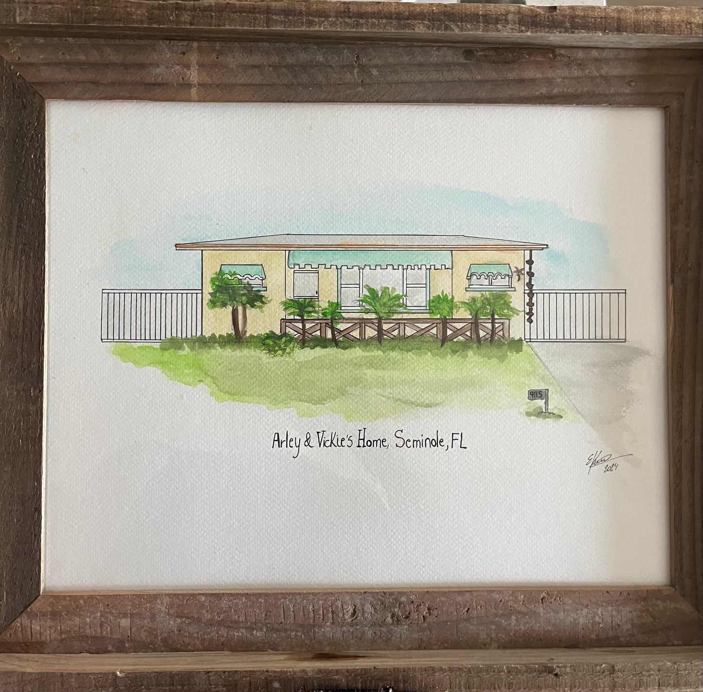 Custom Home Drawing