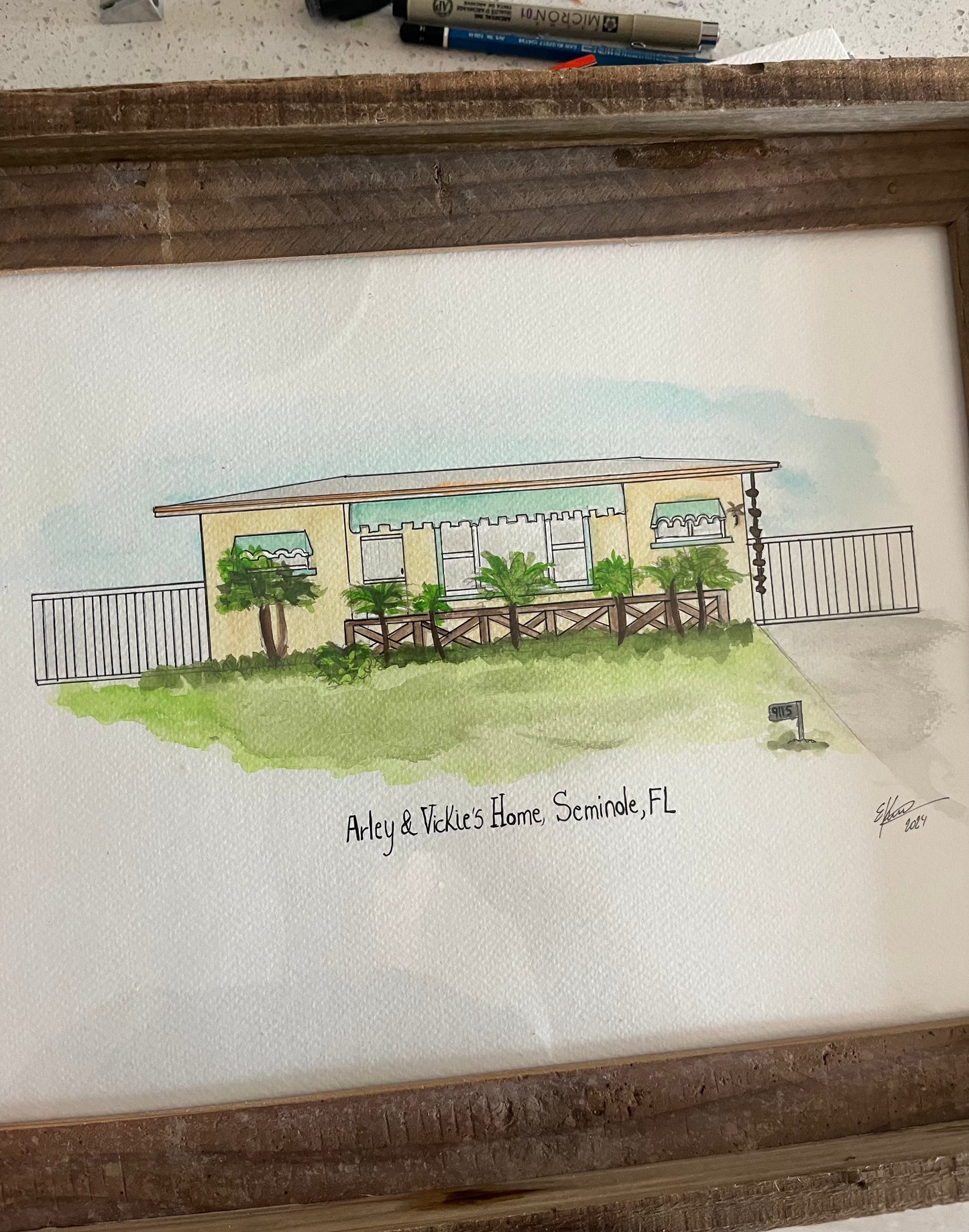 Custom Home Drawing