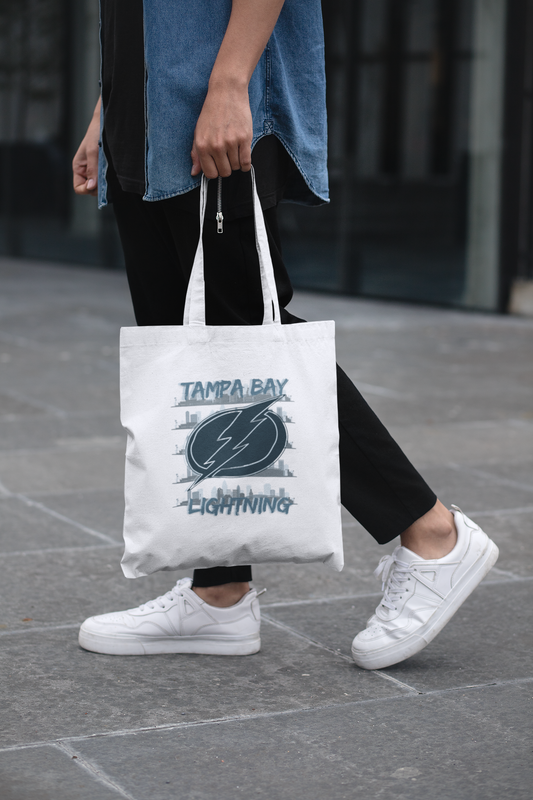 "Tampa Bay Lightning" Fleur De Mer Original Design Tote Bag